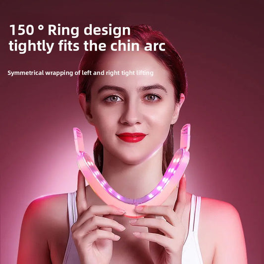 LED V-Face Lifting Massager | EMS Facial Sculpting & Firming Device