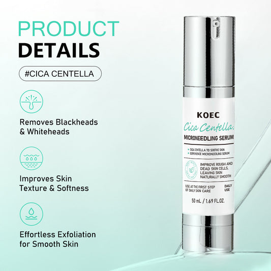 KOEC Cica Centella Microneedling Serum | Soothing & Skin Barrier Care