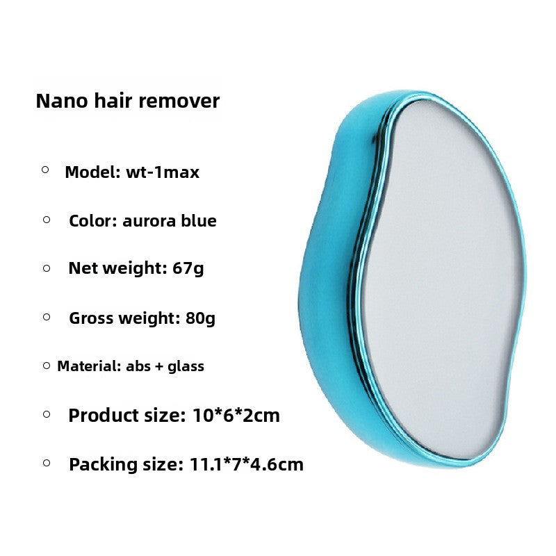 Nano-glass hair removal device