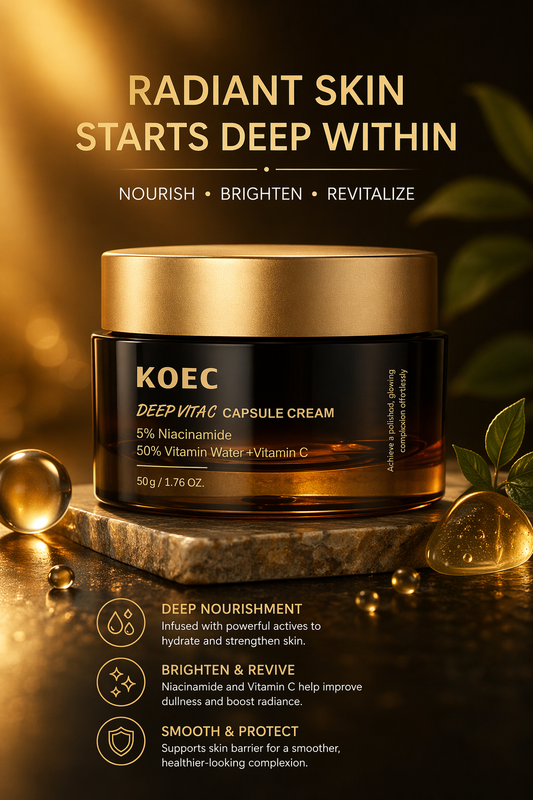 KOEC Deep Vita C Capsule Cream | Brightening Vitamin C Moisturizer