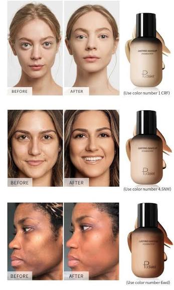 PUDAIER Pro Long Foundation | Full Coverage Long-Lasting Matte Foundation