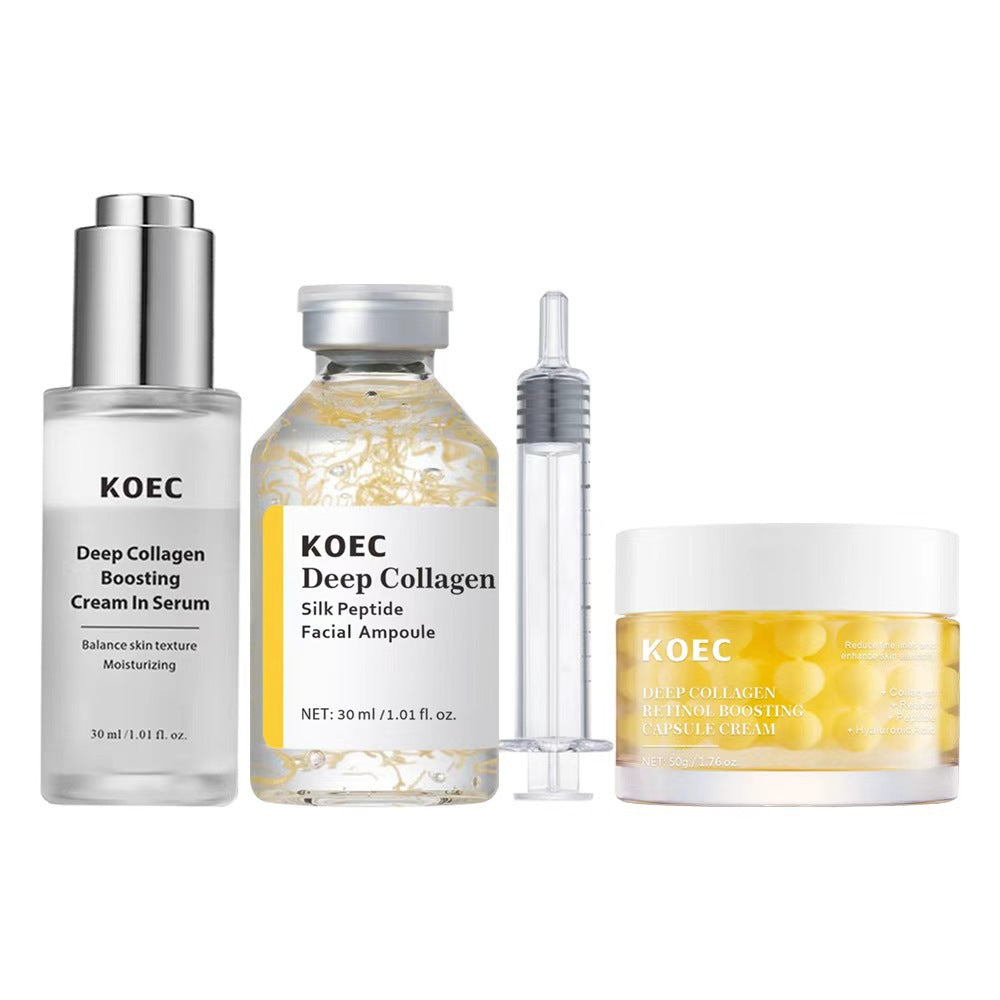 KOEC Deep Collagen Skincare Collection | Retinol & Peptide Anti-Aging Skincare Set