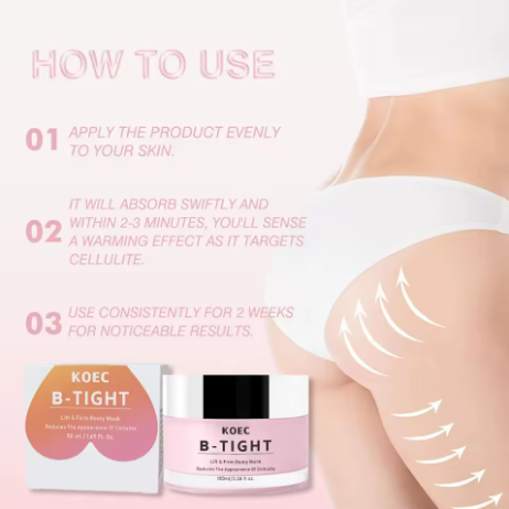 KOEC B-Tight Cream | Firming & Hydrating Moisturizer for Smoother-Looking Skin