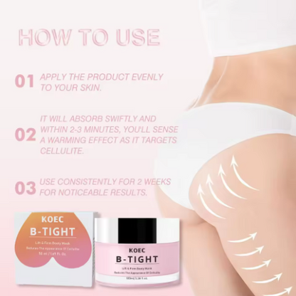 KOEC B-Tight Cream | Firming & Hydrating Moisturizer for Smoother-Looking Skin