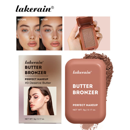 Lakerain Butter Bronzer | Silky Smooth Natural Sun-Kissed Glow Bronzer