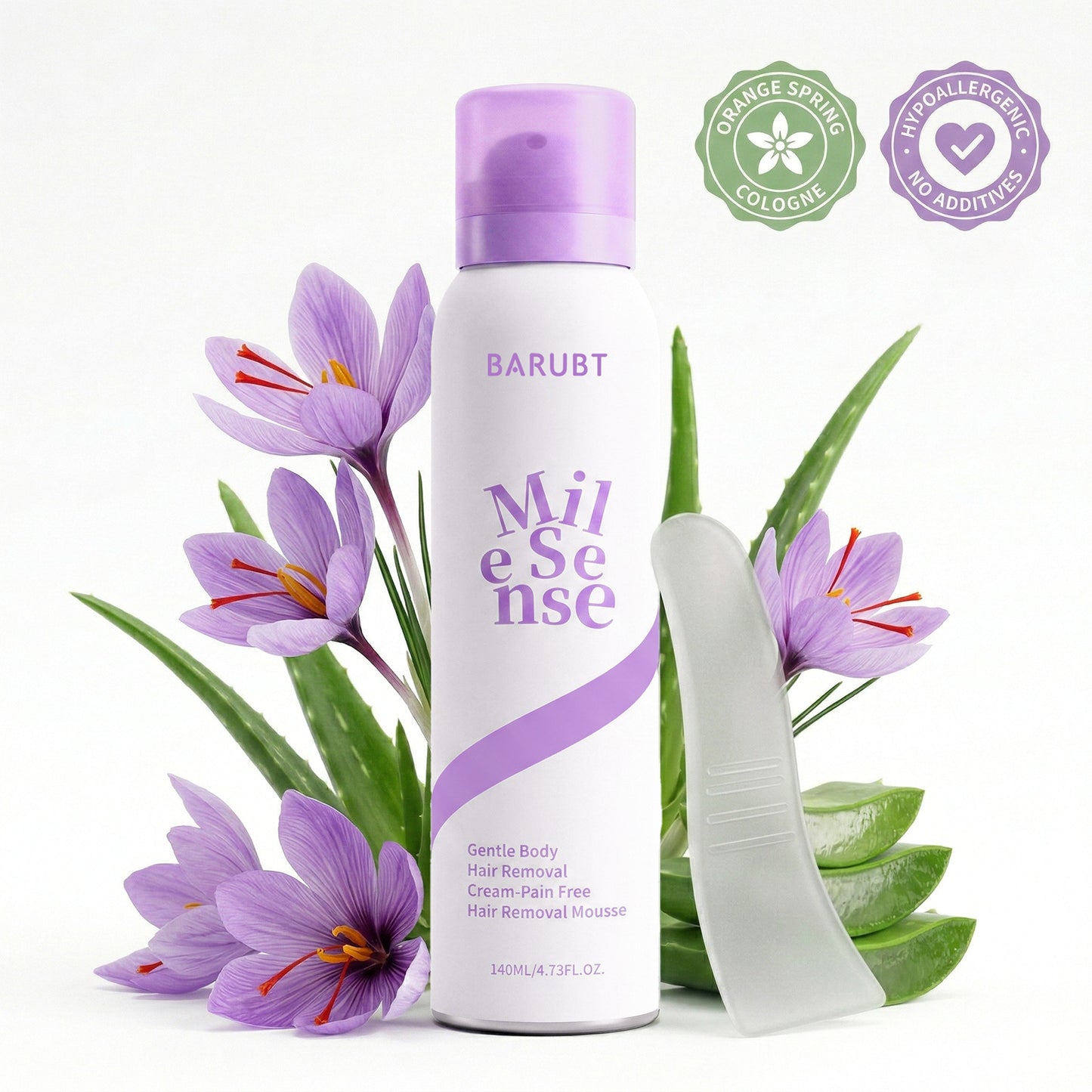 Gentle Hair Removal Cream for Face and Body