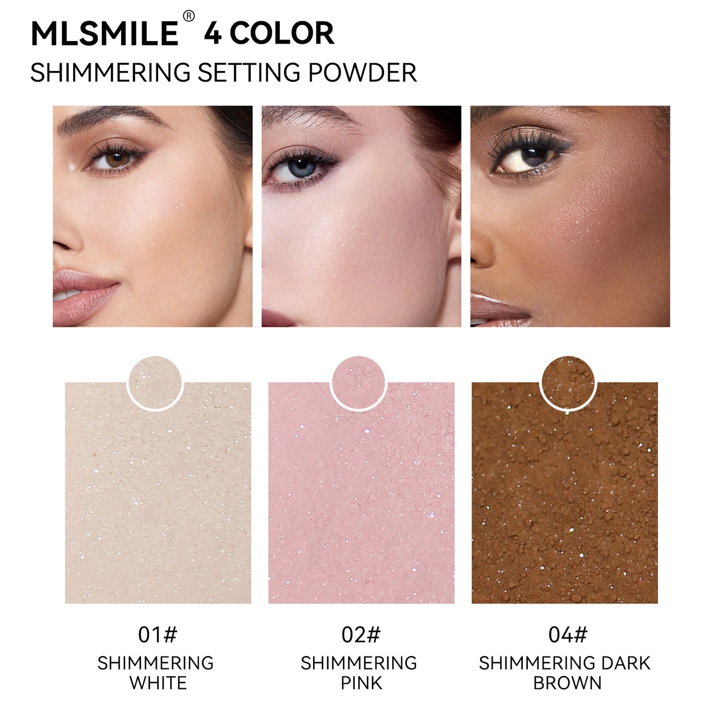 MLSmile Setting Powder | Flawless Matte Finish & Long-Lasting Shine Control