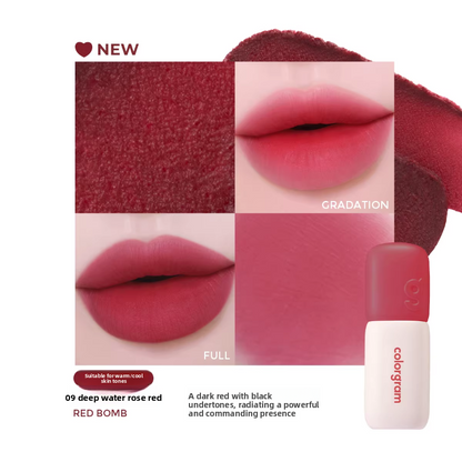 Colour Gram Matte Lip Glaze | Long-Lasting Velvet Matte Lip Colour
