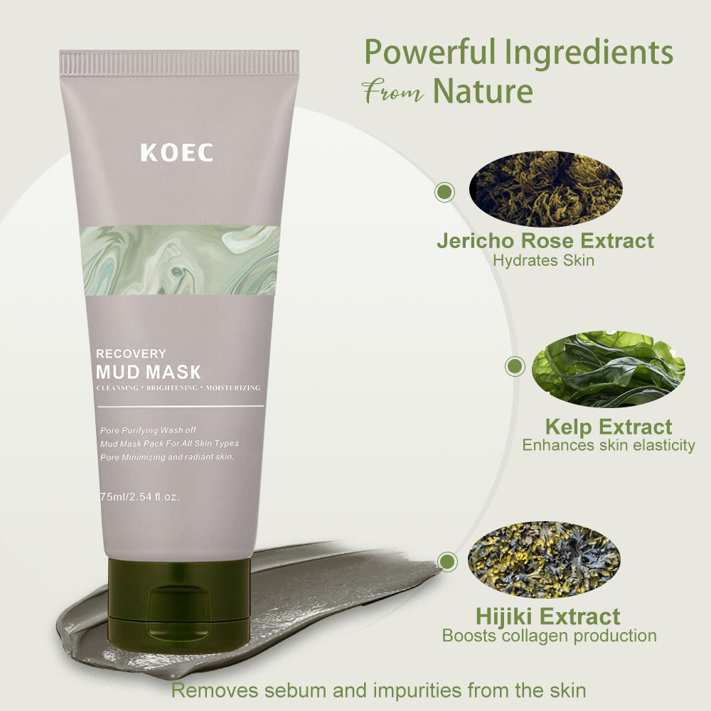 KOEC Recovery Mud Mask | Deep Cleansing & Pore Refining Face Mask