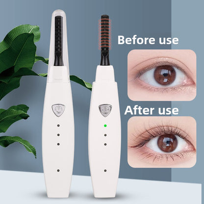 Heated Eyelash Curler Comb | USB Rechargeable Electric Lash Lift Tool