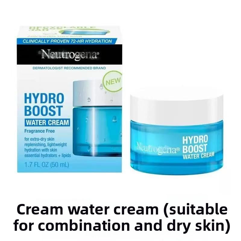 Neutrogena Hydro Boost Water Cream & Water Gel Moisturizer | Lightweight Hydrating Face Moisturizer