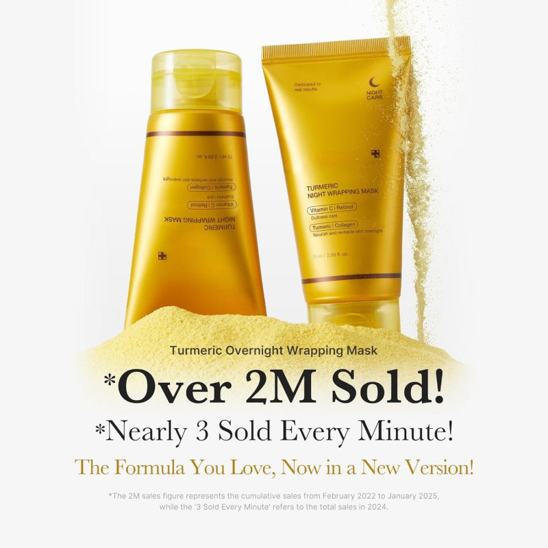 Medicube Kojic Acid Turmeric Night Wrapping Mask | Brightening Overnight Sleeping Mask