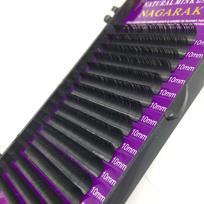 Nagaraku Natural Mink Lashes | Reusable Wispy Volume False Eyelashes