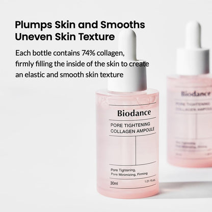 Biodance Pore Tightening Collagen Ampoule | Firming & Hydrating Face Serum