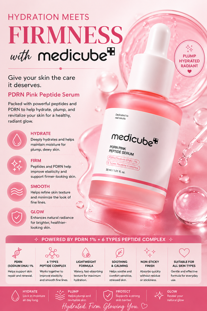 Medicube PDRN Pink Peptide Serum