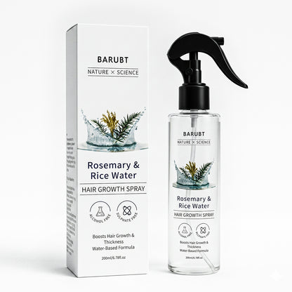 Rosemary & Rice Water Hair Growth Spray – Scalp & Hair Treatment
