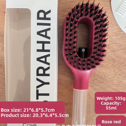 Styrahair Clean Spray Comb – Hair Detangling & Styling Brush