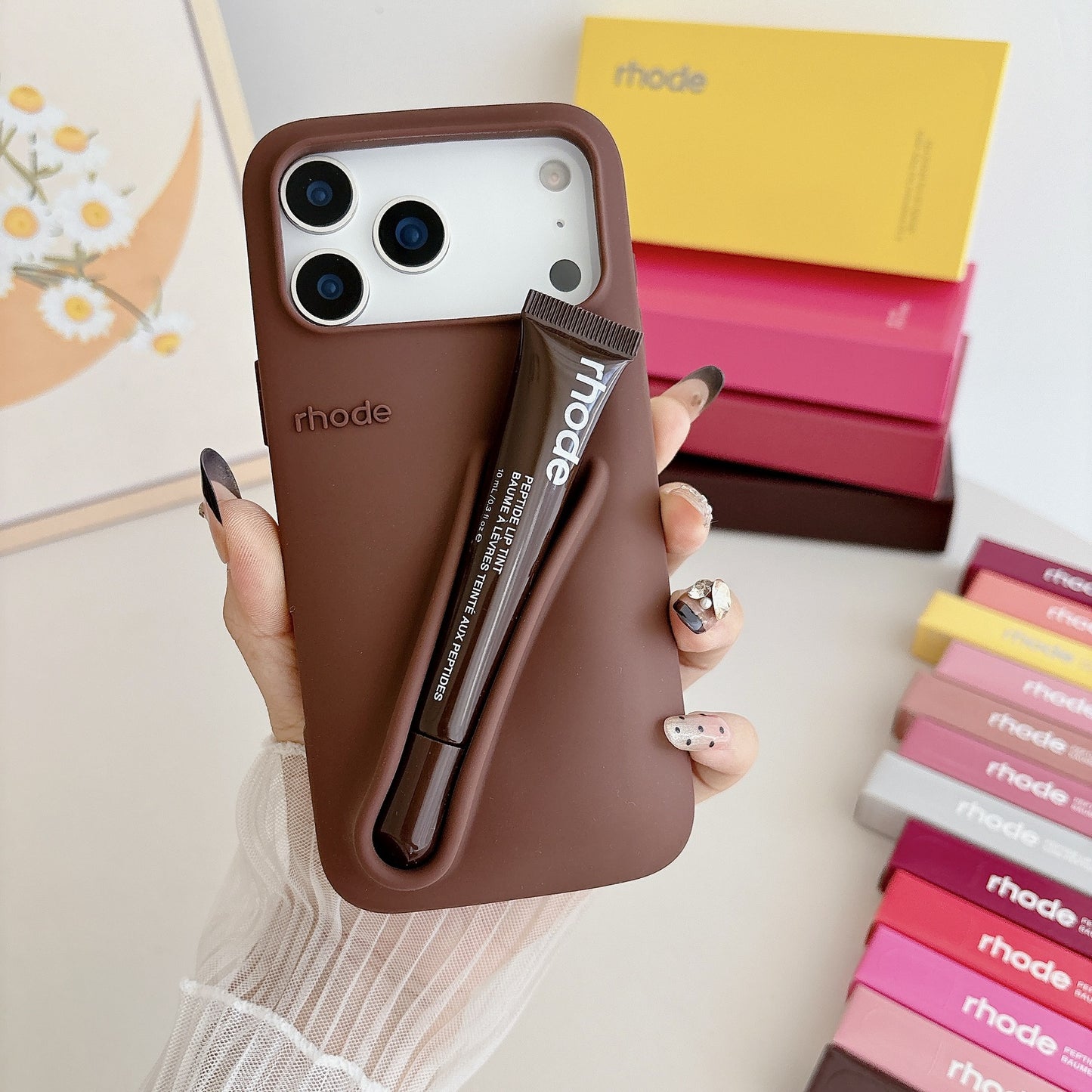 Rhode Lip Case & Peptide Lip Treatment | Phone Case with Lip Balm Holder
