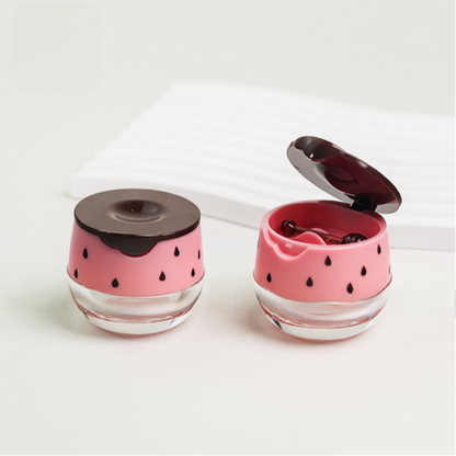 Watermelon & Bee Empty Lip Gloss Jars – Refillable Cosmetic Containers