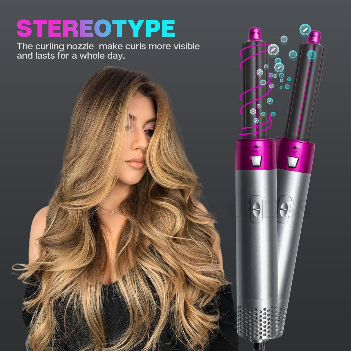 5-in-1 Hot Air Hair Styler & Multi-Styling Kit