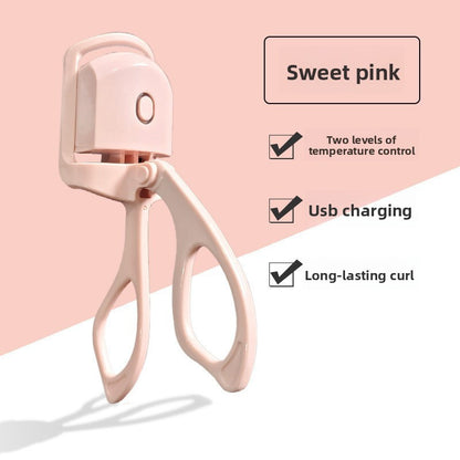 Heated Eyelash Curler | USB Rechargeable Long-Lasting Lash Curler