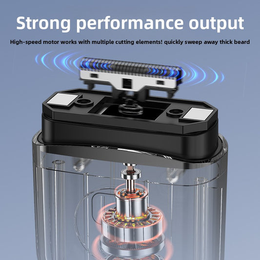 Mini Electric Foil Shaver | Rechargeable Pocket Hair Remover with LED Display