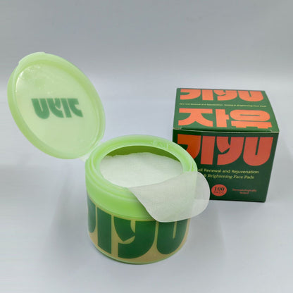 JIYU Toning & Polishing Face Pads | Exfoliating Facial Toner Pads