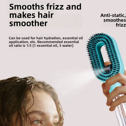 Styrahair Clean Spray Comb – Hair Detangling & Styling Brush