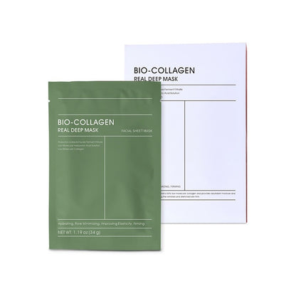 Bio-Collagen Real Deep Mask Green Edition | Hydrating & Firming Sheet Mask