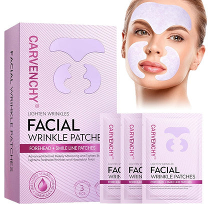 Facial Wrinkle Patches – Forehead & Smile Line Patches