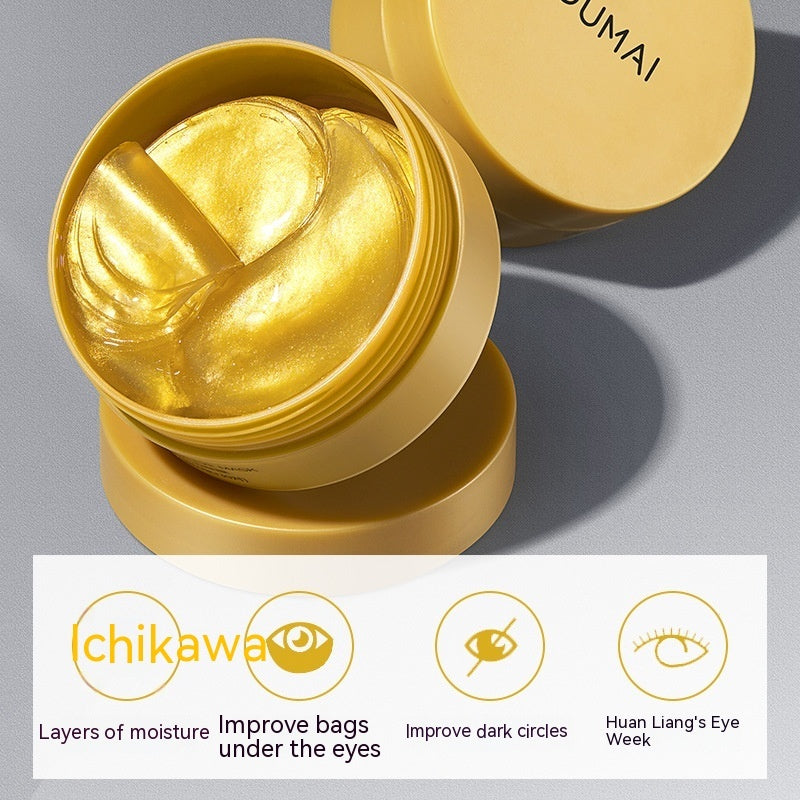 HOUMAI Gold Eye Mask | Brightening & Depuffing Under Eye Patches