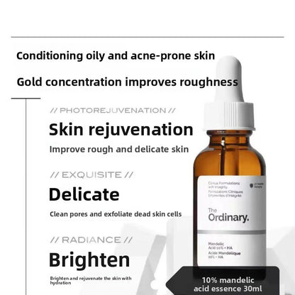 The Ordinary Mandelic Acid 10% + HA Serum | Gentle Exfoliating Brightening Serum