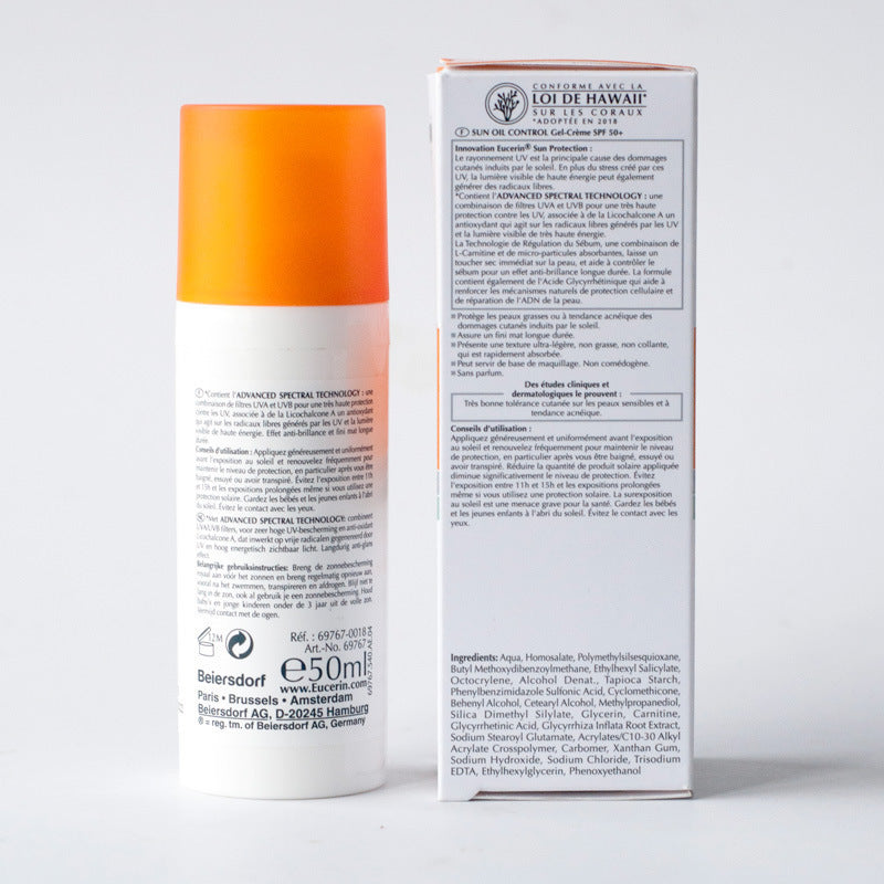 Eucerin Oil Control Dry Touch Face Sunscreen SPF 50+ | Non-Greasy Sun Protection