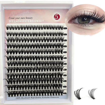 Jielilai Individual Cluster Lashes | Wispy Reusable Lash Clusters