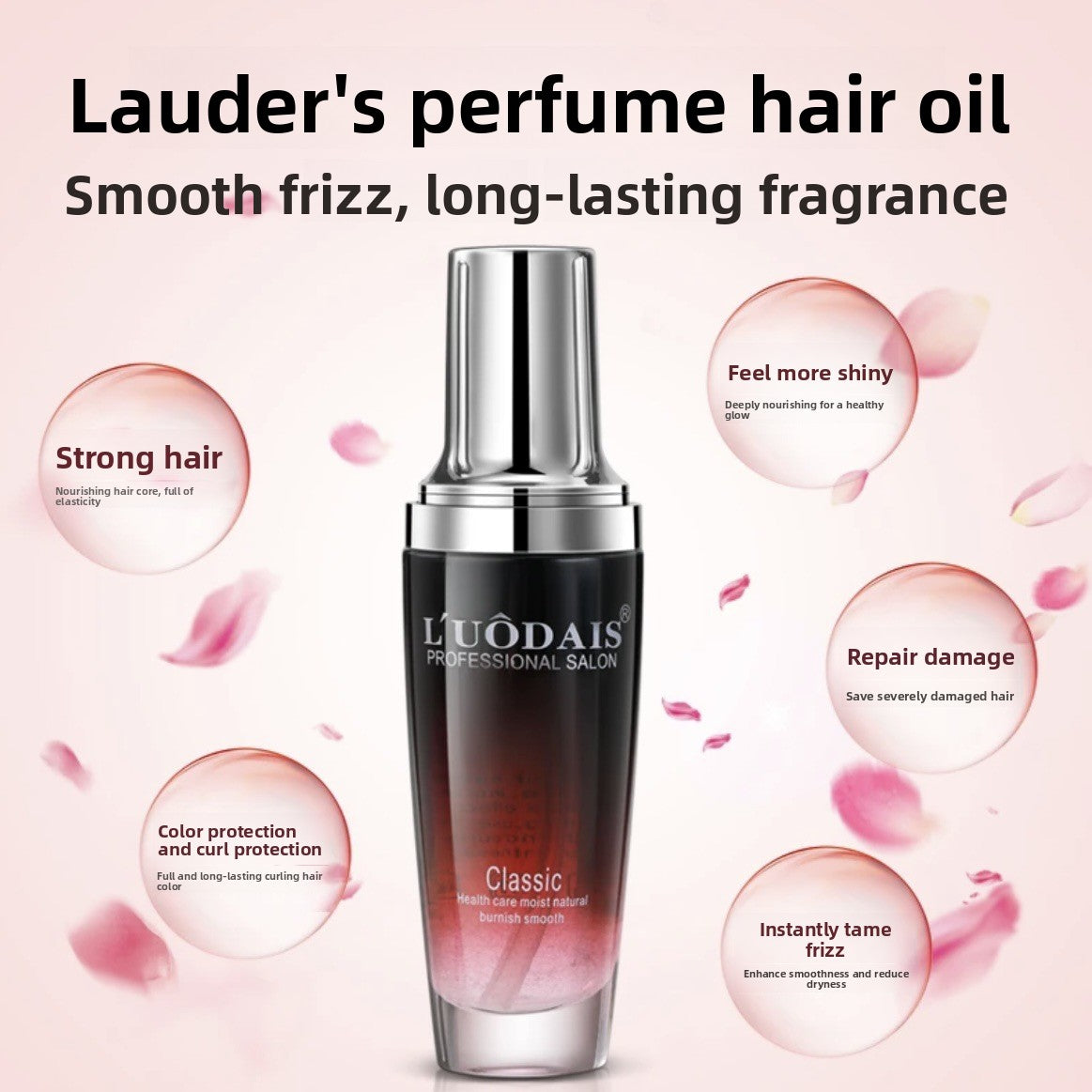 LUODAIS Classic Perfume Hair Oil – Frizz Control & Shine