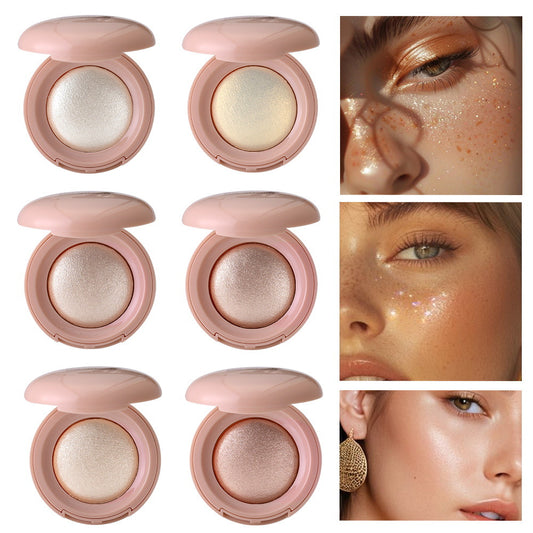 RosaVee Baked Highlighter | Radiant Glow Illuminating Powder