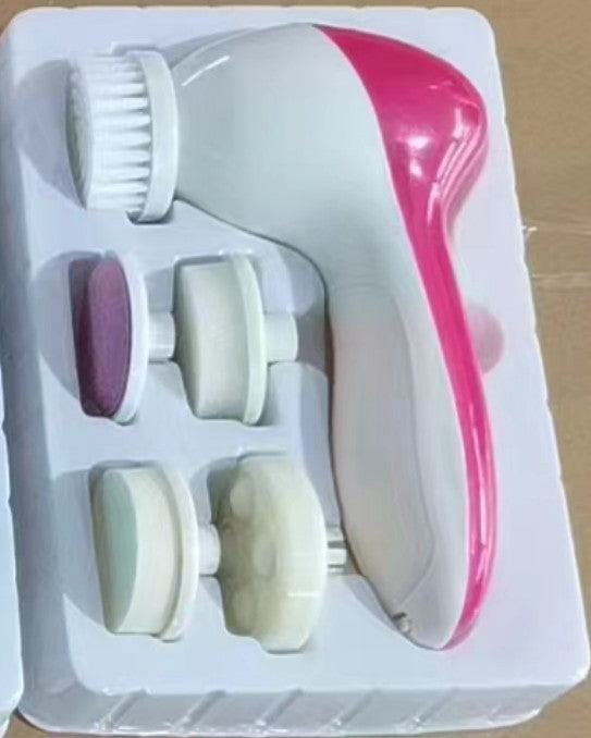 5-in-1 Facial Cleansing & Beauty Care Massager | Deep Cleansing Face Brush Set