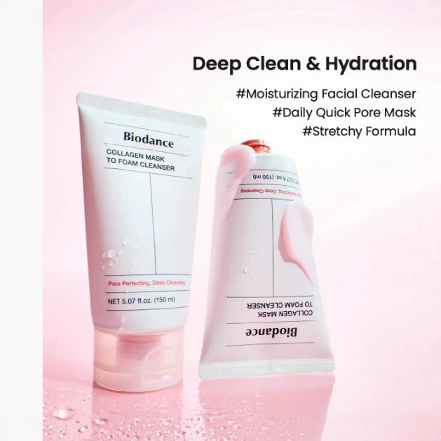 Biodance Collagen Mask to Foam Cleanser | Hydrating & Firming Facial Cleanser