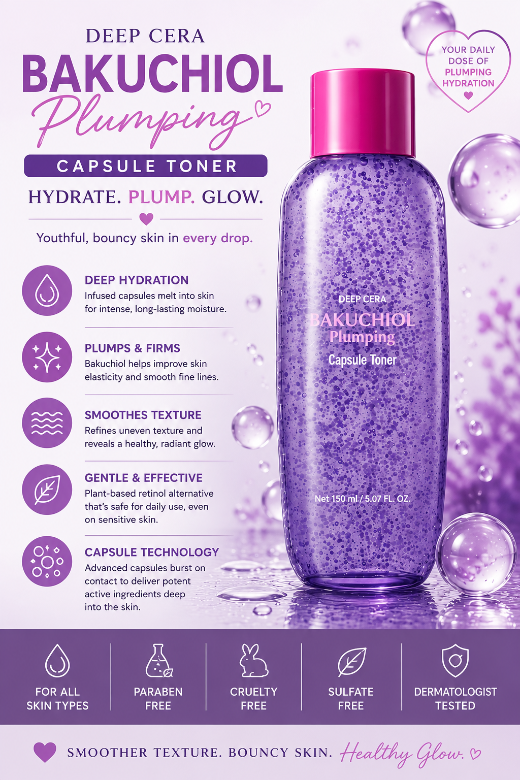 Bakuchiol Plumping Capsule Toner