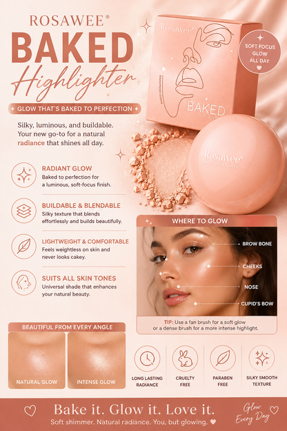 RosaVee Baked Highlighter-illuminating