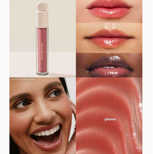 Rare Beauty Shimmer Lip Gloss | Hydrating High-Shine Lip Gloss