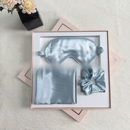 Luxury Satin Sleep Set | Eye Mask, Pillowcase & Scrunchie Gift Box