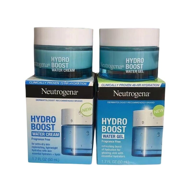 Neutrogena Hydro Boost Water Cream & Water Gel Moisturizer | Lightweight Hydrating Face Moisturizer