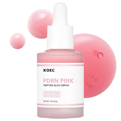 KOEC PDRN Pink Peptide Glow Serum | Brightening & Firming Facial Serum