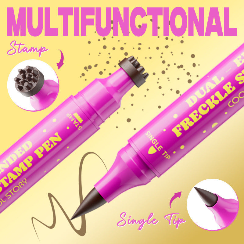 Dual-Ended Freckle Stamp Pen | Natural Faux Freckles & Beauty Mark Pen