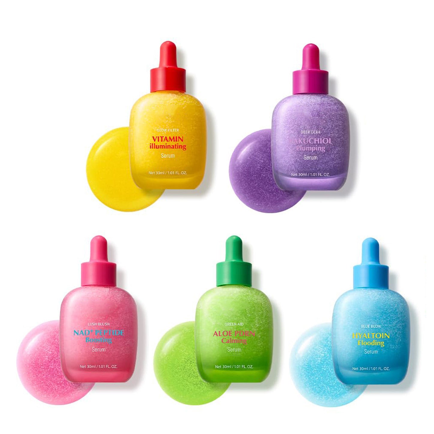 Bakuchiol Face Serum Collection | Brightening, Hydrating & Skin Smoothing Serums