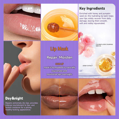 Honey & Pumpkin Hydrating Lip Mask – 10g