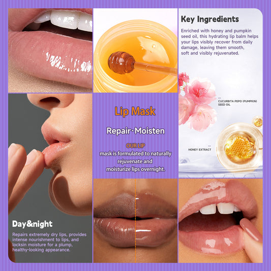 Honey & Pumpkin Hydrating Lip Mask – 10g