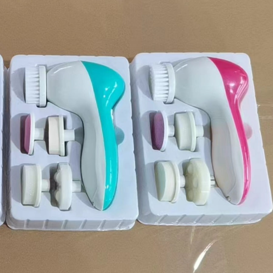 5-in-1 Facial Cleansing & Beauty Care Massager | Deep Cleansing Face Brush Set