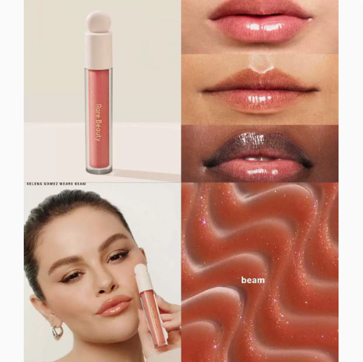 Rare Beauty Shimmer Lip Gloss | Hydrating High-Shine Lip Gloss